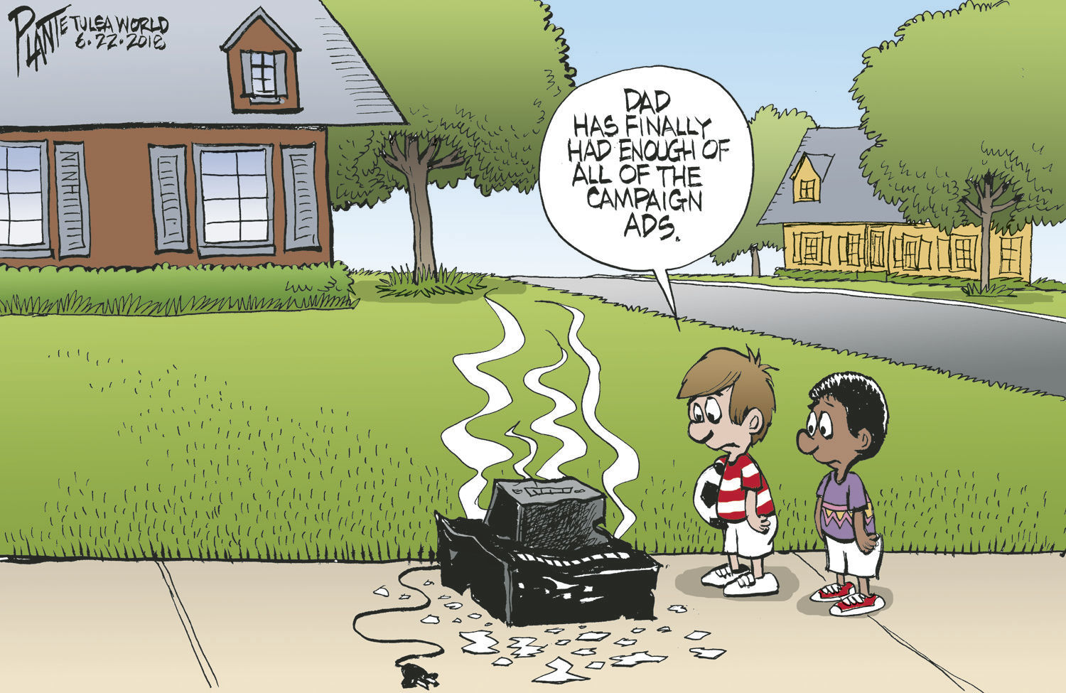 Bruce Plante Cartoon: We're sick of 'em